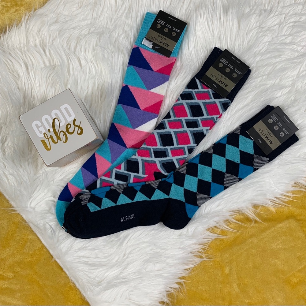 Alfani Alfatech Men’s Socks 3 Pairs